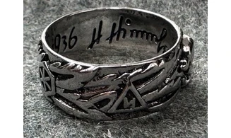 Ring Totenkopf silver 9 mm AE