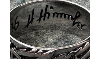 Ring Totenkopf silver 9 mm AE