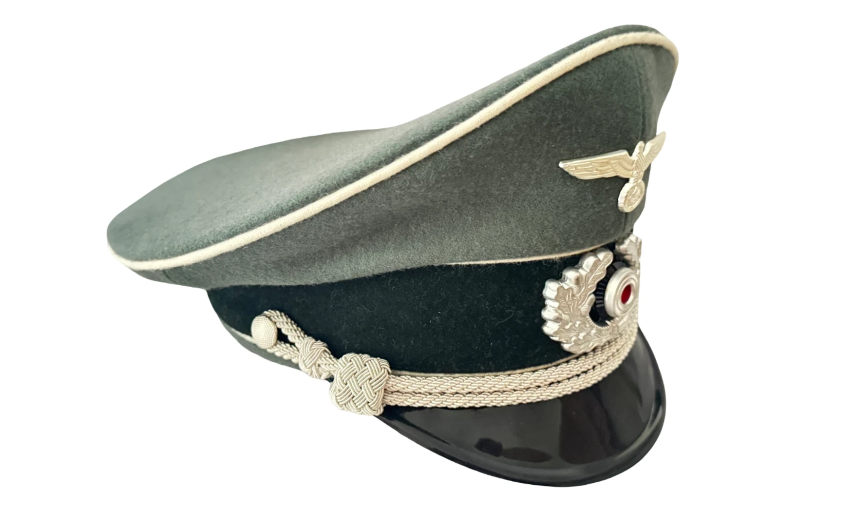 WH Infantry Officer Visor Cap Doeskin