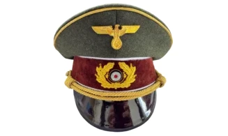 Hitler Visor Cap Fieldgray Tricot