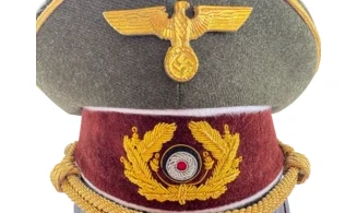 Schirmmütze A.H. Trikot Feldgrau