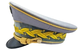 Schirmmütze H. Goering Tricotine Bleue