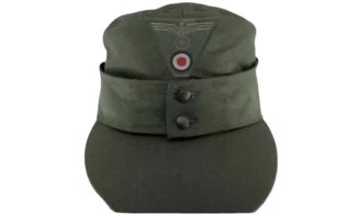 Casquette M43 WH Troupe et S-off, HBT