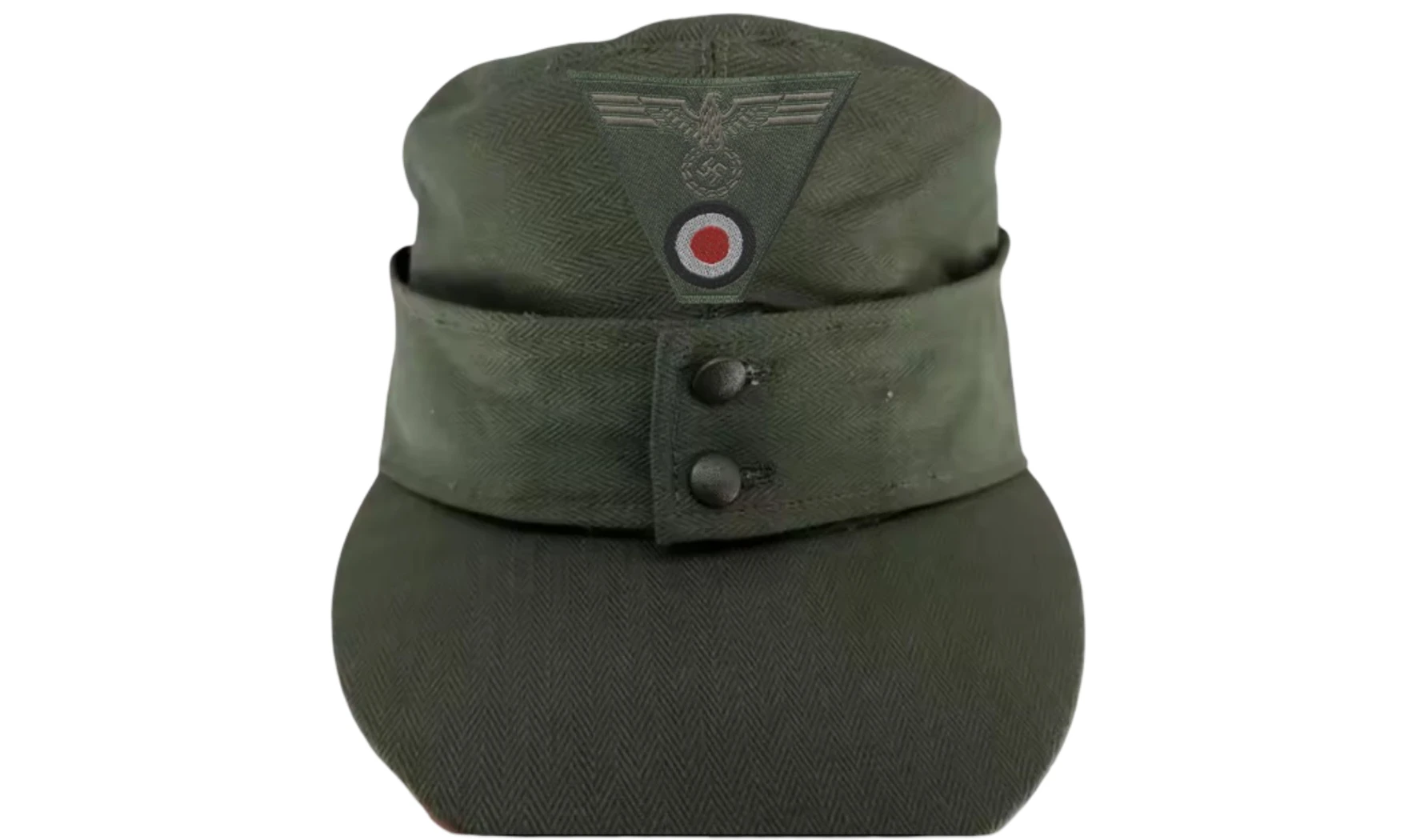 Casquette M43 WH Troupe et S-off, HBT