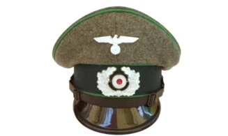 WH NCO Visor Cap Wool feldgrau