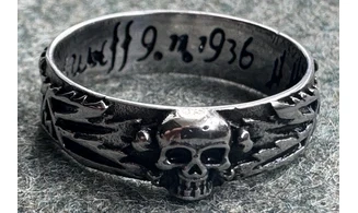 Ring Totenkopf silver 6.5 mm