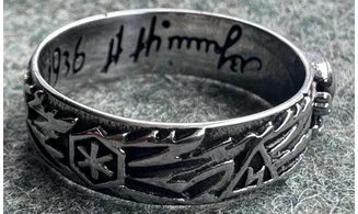 Ring Totenkopf silver 6.5 mm