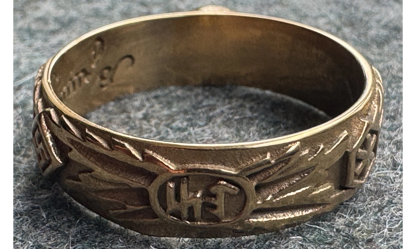 Anillo Totenkopf oro 6.5 mm