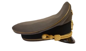 WH General Visor Cap Tricotine feldgrau