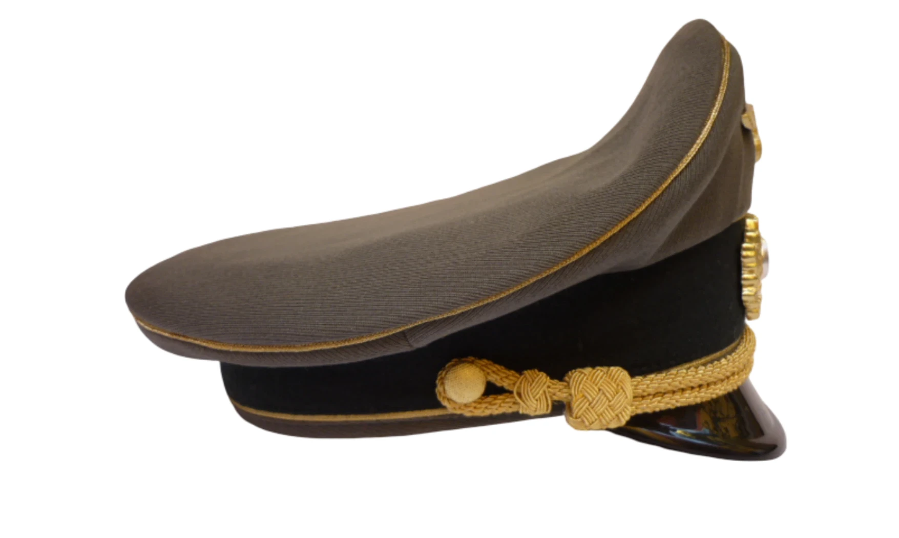 WH General Visor Cap Tricotine feldgrau