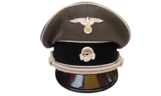 Schirmmütze Officier WSS Trikot feldgrau