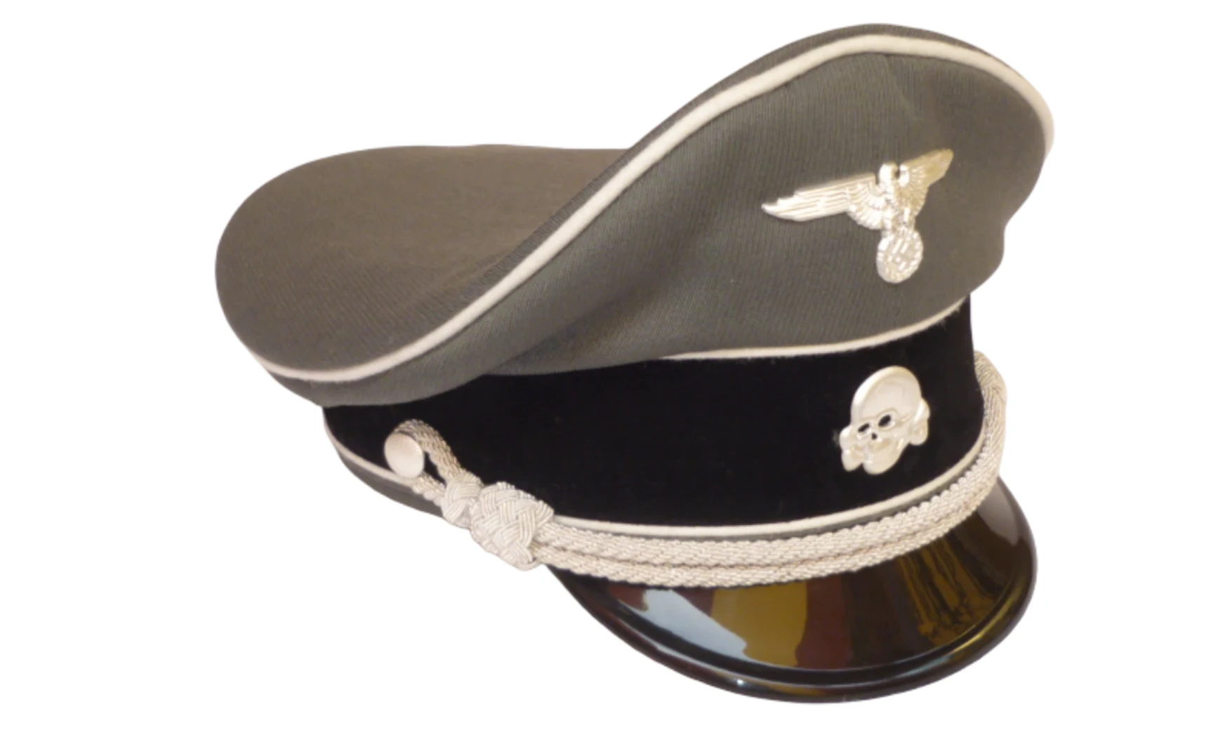 Schirmmütze Officier WSS Trikot feldgrau