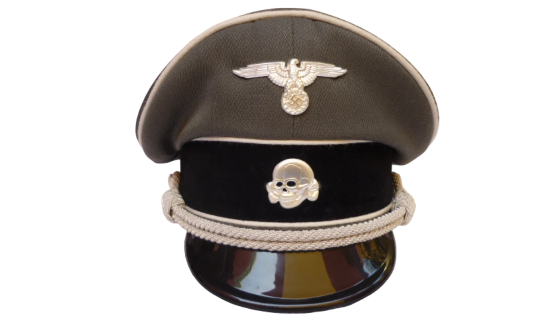 Schirmmütze Officier WSS Trikot feldgrau