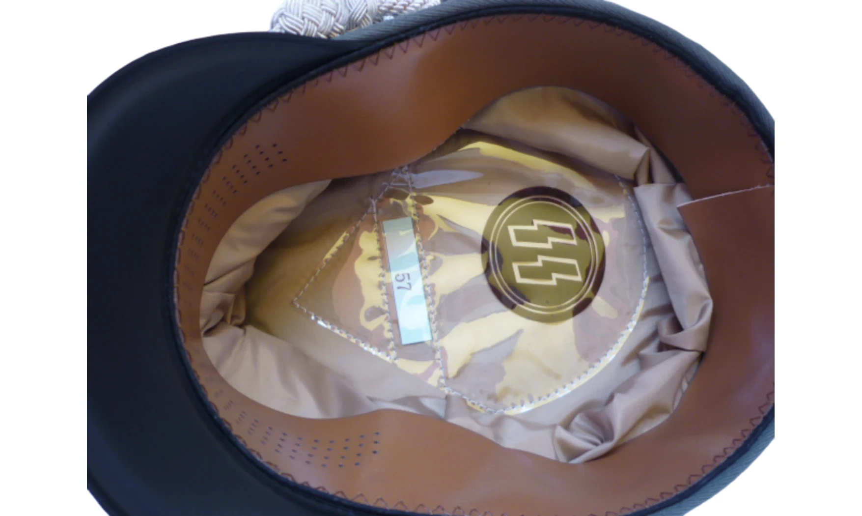 Schirmmütze Officier WSS Trikot feldgrau